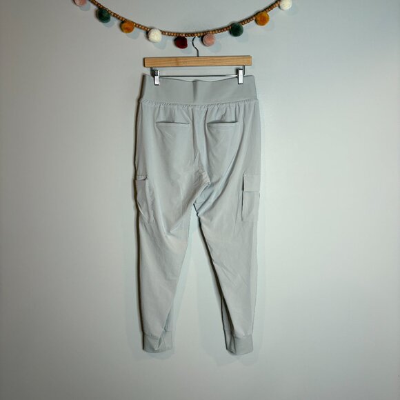 Athleta Sutton Jogger Pant Lightweight Cargo Light Grey - Picture 5 of 6
